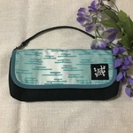 【オーダー受付】nintendo switchスイッチ 保護ポーチ キャリーケース 和柄　エ霞文様　鬼