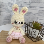 ミルクちゃん☆あみぐるみうさぎ