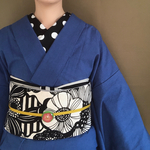 さらりと肌触りの良いコットン着物