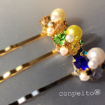 年内sale【￥350】ビジューヘアピン♡♡