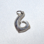 シルバーアクセサリー　フィッシュフックネックレス