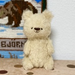 第一弾⑤ 薄茶ベアさん　テディベア　ハンドメイド 