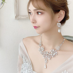 【is3】ウェディング アクセサリー セット ブライダル パーティ 豪華 イヤリングセット