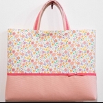 《riee06様オーダー品》花柄リボン♡レッスンバッグ【入園・入学】