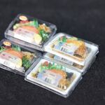 海苔弁当(白身魚フライ) ピアス・イヤリング【片耳用】[ジョーク フェイク ミニチュアフード ドールハウス]