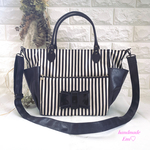 【アメリン様専用♡】☆再7販☆おしりふきケース付き2wayマザーズバック(ストライプ）