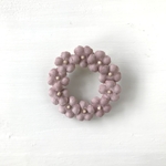 リースブローチ(pink)