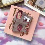 ⚠️【再販】ローズパフューム柄布マスク（パープルグレー）