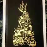 切り絵　ゴールデンおめでたい柄　原画