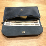 本革シンプル長財布