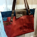 本革帆布大きいサイズかばん