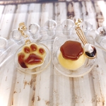 プリンのピアス (クリアプレート)