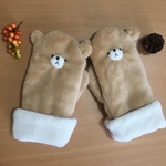 ふわふわくまの手袋