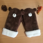 ふわふわくまの手袋