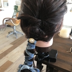 パールデニム紐 ヘアアクセサリー