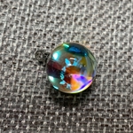 虹の球体（12ミリ玉）シングルピアス/イヤリングVD-410