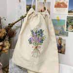 purse / flower bouquet