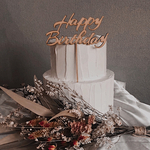ケーキトッパー【 Happy  Birthday 】