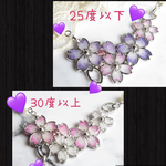 河津桜のネックレス