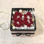 フラワーアレンジメント  フラワーギフト　プリザーブドフラワー  数字  ナンバーフラワー　　枯れない花