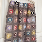 ✿秋冬 wool100% フラワーブランケット✿