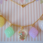 ★ミルキー色ドロップのネックレス★