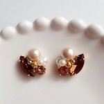 pearl×ｽﾜﾛﾌｽｷｰｳﾞｨﾝﾃｰｼﾞﾛｰｽﾞ×ﾘｰﾌ型bijou