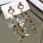 星のタッセル ピアス/イヤリング ヴィンテージ ゴールド