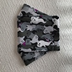 1枚　500円　ハロウィン　ゴースト　西村大臣風　折り上げ立体マスク