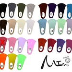 秋冬　抗菌マスク（27色展開）