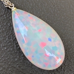 🌈ハイブリッドオパールオパール超デカ斑ペンダント🌈