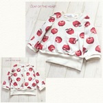 ［Aさま専用］りんご☆いっぱい バッグポイントカットソー 長袖