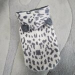 犬服！フワフワヒョウ柄クマ耳