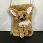 チワワの携帯入れ（ショルダーバッグ）