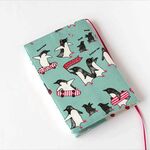 文庫本ブックカバー　ペンギン