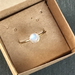 満月ring ✴︎ ブルームーンストーン 6㎜✴︎ silver ring 