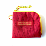 赤い山財布 YKK yellow