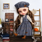 【秋服】秋のチェックワンピース3点セット