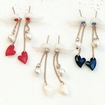 天使の羽×ハートのピアス・イヤリング