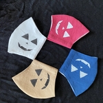 ハロウィンマスク、手染め、受注製作