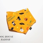 犬猫用 バンダナ  ハロウィン【 オレンジ】 ドッグウェア 犬服 かぼちゃ パンプキン