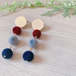 トリコロール イヤリング ピアス♪