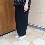 【春秋】コットンシーチングボールパンツ◯ブラック