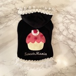 【SALE】❤️犬服❤️犬パーカー・2色展開・カップケーキパーカー（SS～DMサイズ）SALE