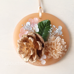 アロマワックスサシェ☆goldまつぼっくり