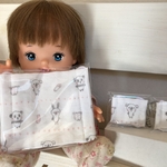 お人形とお揃い(^^♪幼児用マスクとお人形マスク２枚
