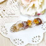 antique ❁  大人かわいい秋のバレッタ
