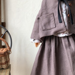 リカちゃん服＊ほっこりスカート・チョコレート