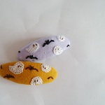 刺繍パッチンピン　ハロウィン