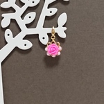 ⭐送料無料⭐大人可愛い薔薇のマスクチャーム🌹pink🌹